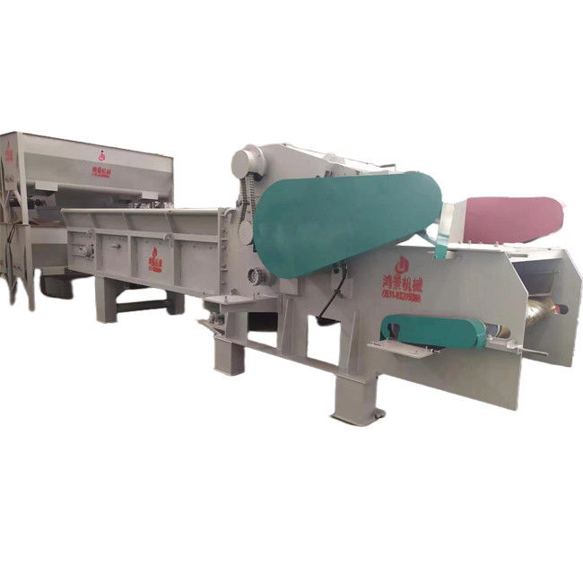 2HP-10HP آلة تشيبر الخشب مع 30-50 بوصة الأبعاد 2-6 بوصة سعة تشيبينغ
